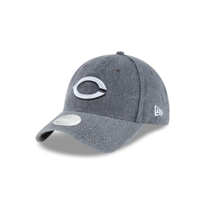 Cincinnati Reds Gorra | New Era MLB Faded Denim 9twenty Adjustable Cap Mexico - Grises
